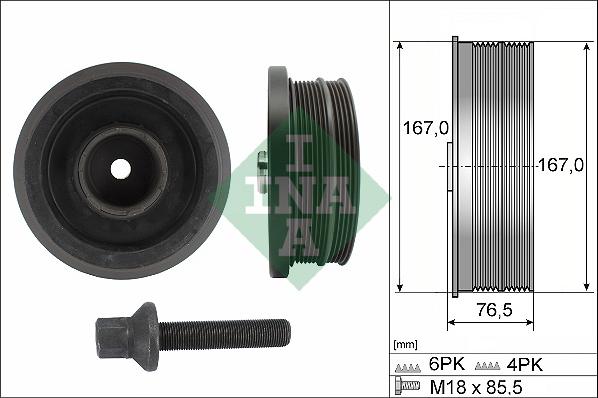 Wilmink Group WG2171317 - Ремінний шків, колінчастий вал avtolavka.club