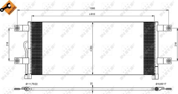 Wilmink Group WG2260714 - Конденсатор, кондиціонер avtolavka.club