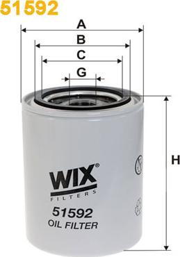 WIX Filters 51592 - Масляний фільтр avtolavka.club