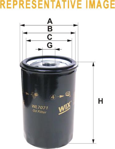 WIX Filters WL7250 - Масляний фільтр avtolavka.club