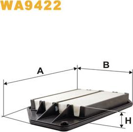 WIX Filters WA9422 - Повітряний фільтр avtolavka.club