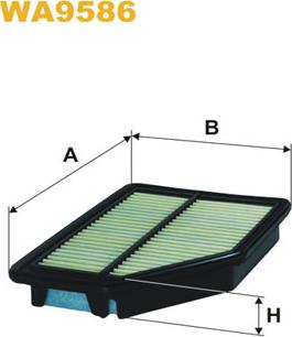 WIX Filters WA9586 - Повітряний фільтр avtolavka.club