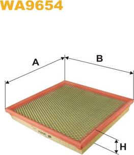 WIX Filters WA9654 - Повітряний фільтр avtolavka.club