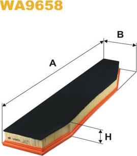 WIX Filters WA9658 - Повітряний фільтр avtolavka.club