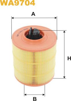 WIX Filters WA9704 - Повітряний фільтр avtolavka.club