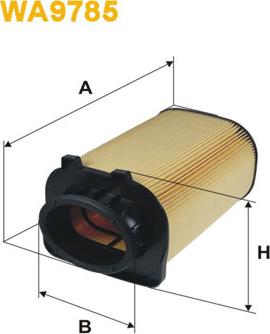 WIX Filters WA9785 - Повітряний фільтр avtolavka.club