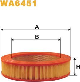 WIX Filters WA6451 - Повітряний фільтр avtolavka.club