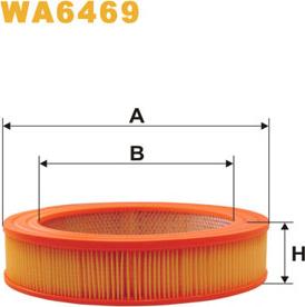 WIX Filters WA6469 - Повітряний фільтр avtolavka.club