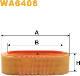 WIX Filters WA6406 - Повітряний фільтр avtolavka.club