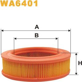 WIX Filters WA6401 - Повітряний фільтр avtolavka.club