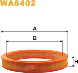 WIX Filters WA6402 - Повітряний фільтр avtolavka.club