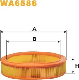 WIX Filters WA6586 - Повітряний фільтр avtolavka.club