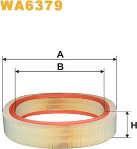 WIX Filters WA6379 - Повітряний фільтр avtolavka.club