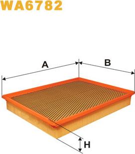 WIX Filters WA6782 - Повітряний фільтр avtolavka.club