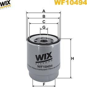 WIX Filters WF10494 - Паливний фільтр avtolavka.club