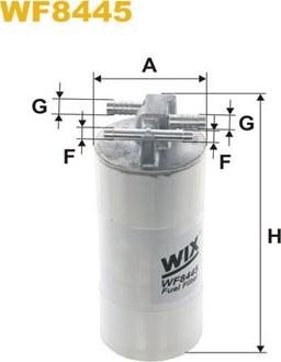 WIX Filters WF8445 - Паливний фільтр avtolavka.club