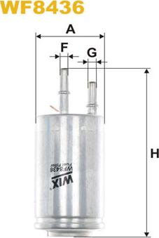 WIX Filters WF8436 - Паливний фільтр avtolavka.club