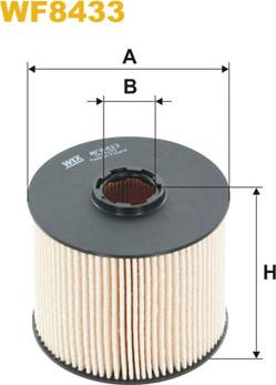 WIX Filters WF8433 - Паливний фільтр avtolavka.club