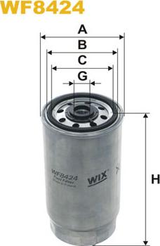 WIX Filters WF8424 - Паливний фільтр avtolavka.club