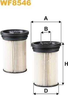 WIX Filters WF8546 - Паливний фільтр avtolavka.club