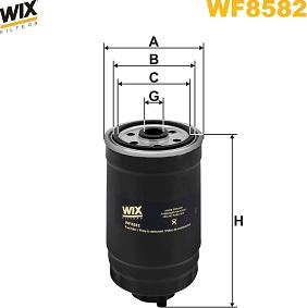 WIX Filters WF8582 - Паливний фільтр avtolavka.club