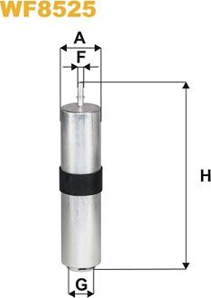 WIX Filters WF8525 - Паливний фільтр avtolavka.club