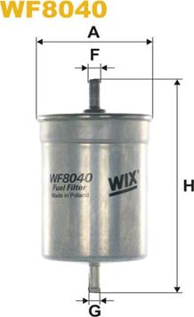 WIX Filters WF8040 - Паливний фільтр avtolavka.club
