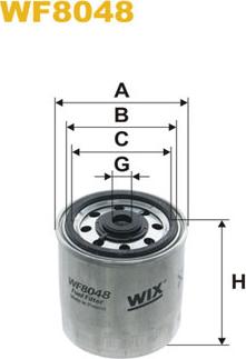 WIX Filters WF8048 - Паливний фільтр avtolavka.club