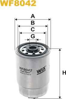 WIX Filters WF8042 - Паливний фільтр avtolavka.club