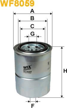 WIX Filters WF8059 - Паливний фільтр avtolavka.club