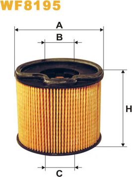 WIX Filters WF8195 - Паливний фільтр avtolavka.club