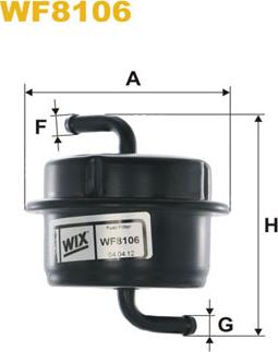 WIX Filters WF8106 - Паливний фільтр avtolavka.club