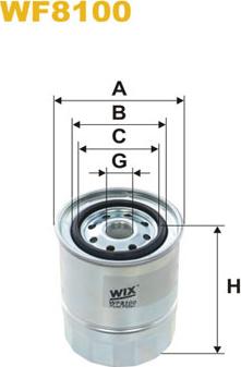 WIX Filters WF8100 - Паливний фільтр avtolavka.club