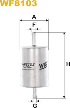 WIX Filters WF8103 - Паливний фільтр avtolavka.club