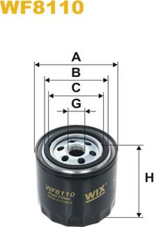 WIX Filters WF8110 - Паливний фільтр avtolavka.club