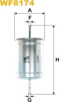 WIX Filters WF8174 - Паливний фільтр avtolavka.club