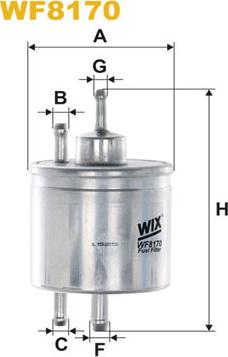 WIX Filters WF8170 - Паливний фільтр avtolavka.club