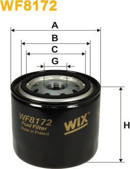 WIX Filters WF8172 - Паливний фільтр avtolavka.club