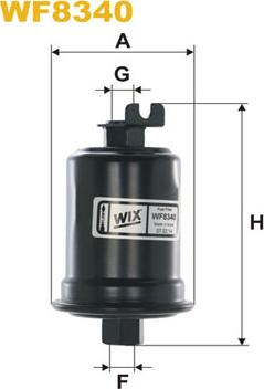 WIX Filters WF8340 - Паливний фільтр avtolavka.club