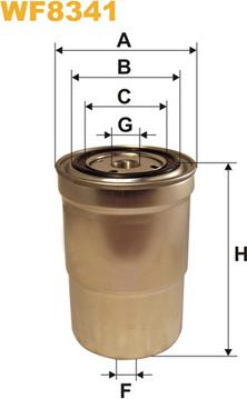 WIX Filters WF8341 - Паливний фільтр avtolavka.club