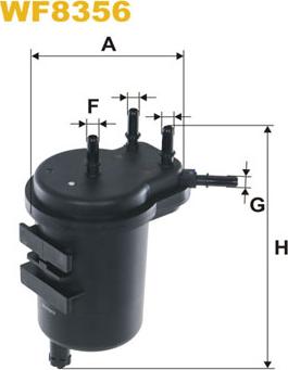 WIX Filters WF8356 - Паливний фільтр avtolavka.club