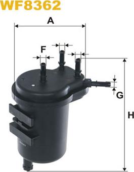 WIX Filters WF8362 - Паливний фільтр avtolavka.club