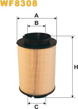 WIX Filters WF8308 - Паливний фільтр avtolavka.club