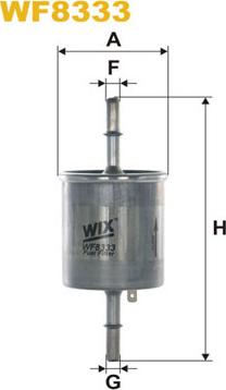 WIX Filters WF8333 - Паливний фільтр avtolavka.club
