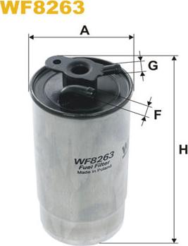 WIX Filters WF8263 - Паливний фільтр avtolavka.club