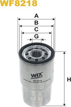 WIX Filters WF8218 - Паливний фільтр avtolavka.club