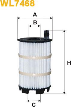 WIX Filters WL7468 - Масляний фільтр avtolavka.club