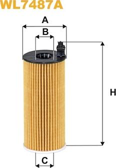 WIX Filters WL7487A - Масляний фільтр avtolavka.club