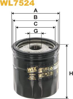 WIX Filters WL7524 - Масляний фільтр avtolavka.club