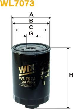WIX Filters WL7073 - Масляний фільтр avtolavka.club